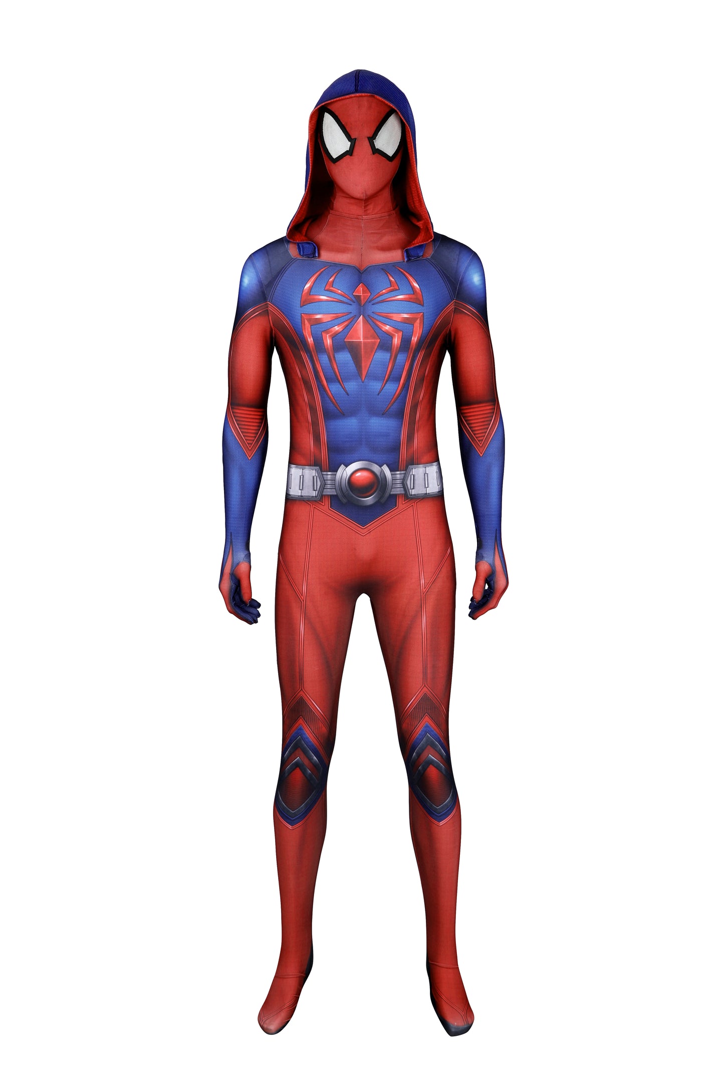 Marvel Spiderman 2 Scarlet III Suit Complete Cosplay Costume Outfit