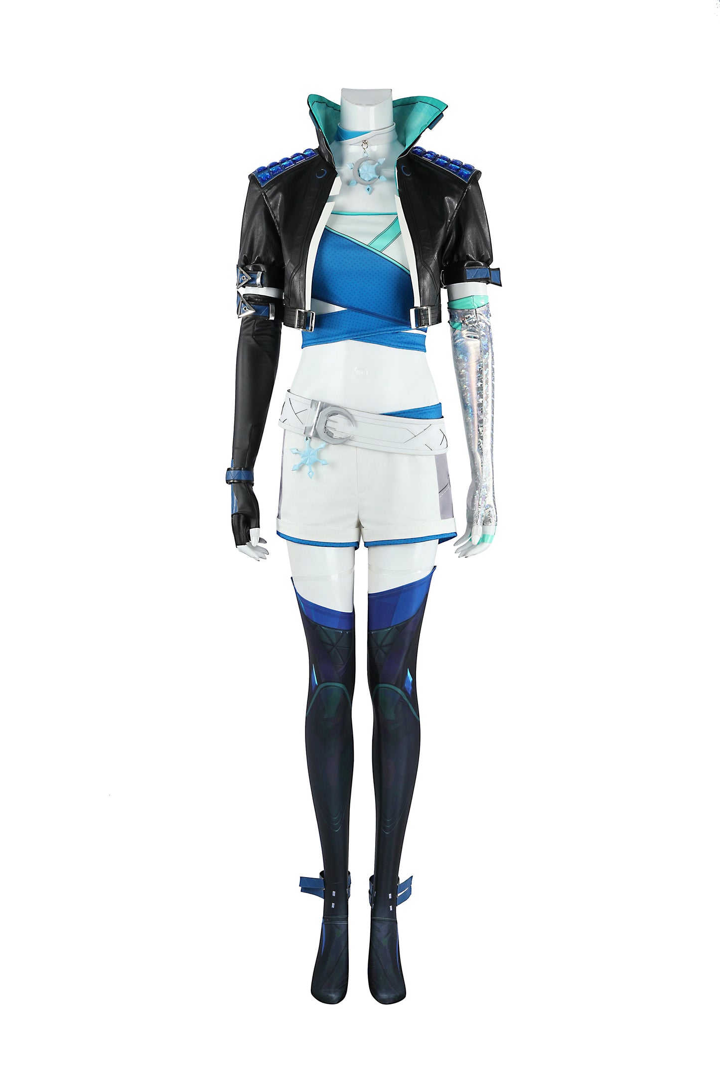 Marvel Rivals Luna Snow Cosplay Costume | Gaming Outfit