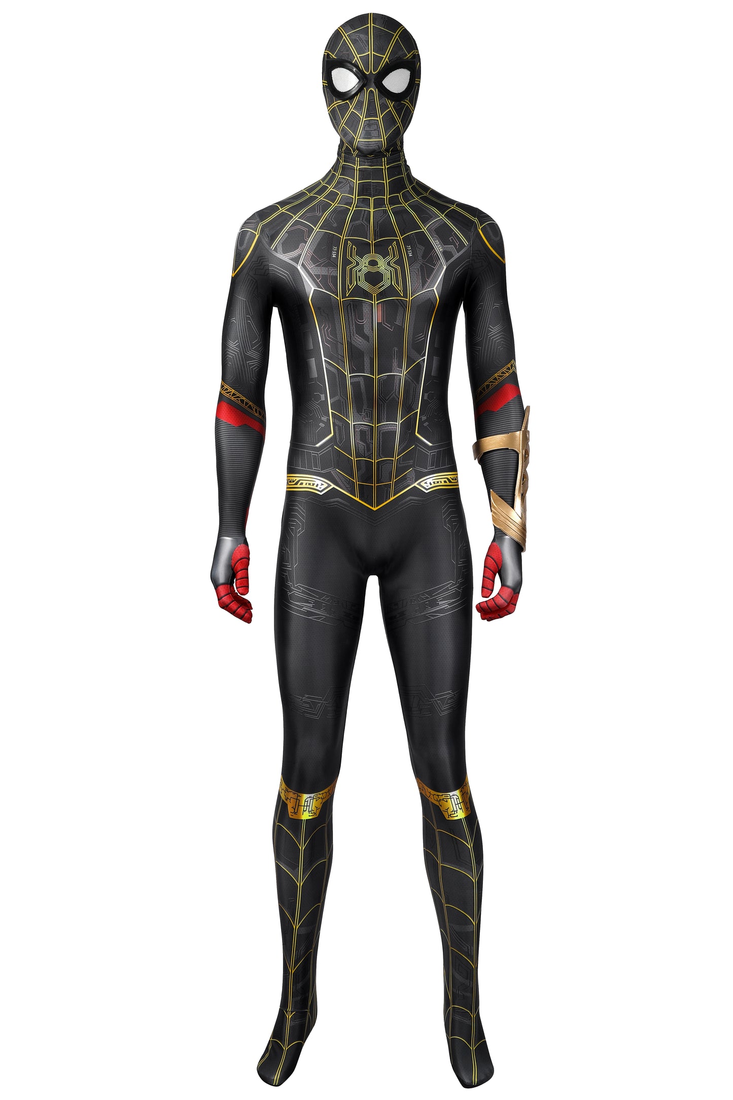 Spider-Man 3 Black Red & Gold Suit Cosplay Costume | Marvel Outfit