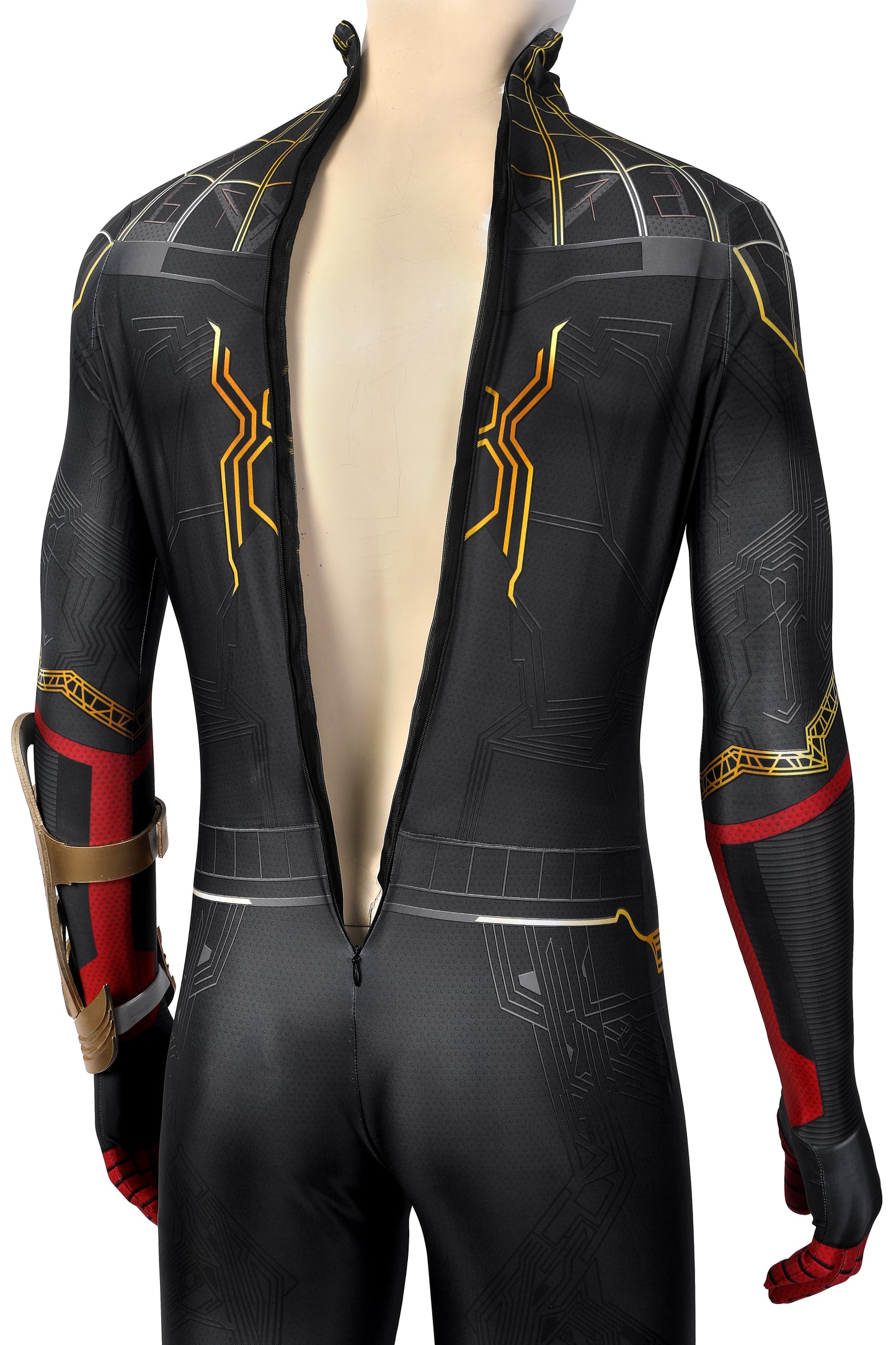 Spider-Man 3 Black Red & Gold Suit Cosplay Costume | Marvel Outfit