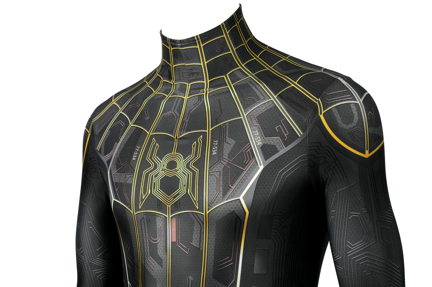 Spider-Man 3 Black Red & Gold Suit Cosplay Costume | Marvel Outfit