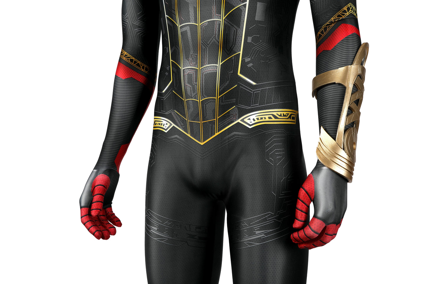 Spider-Man 3 Black Red & Gold Suit Cosplay Costume | Marvel Outfit