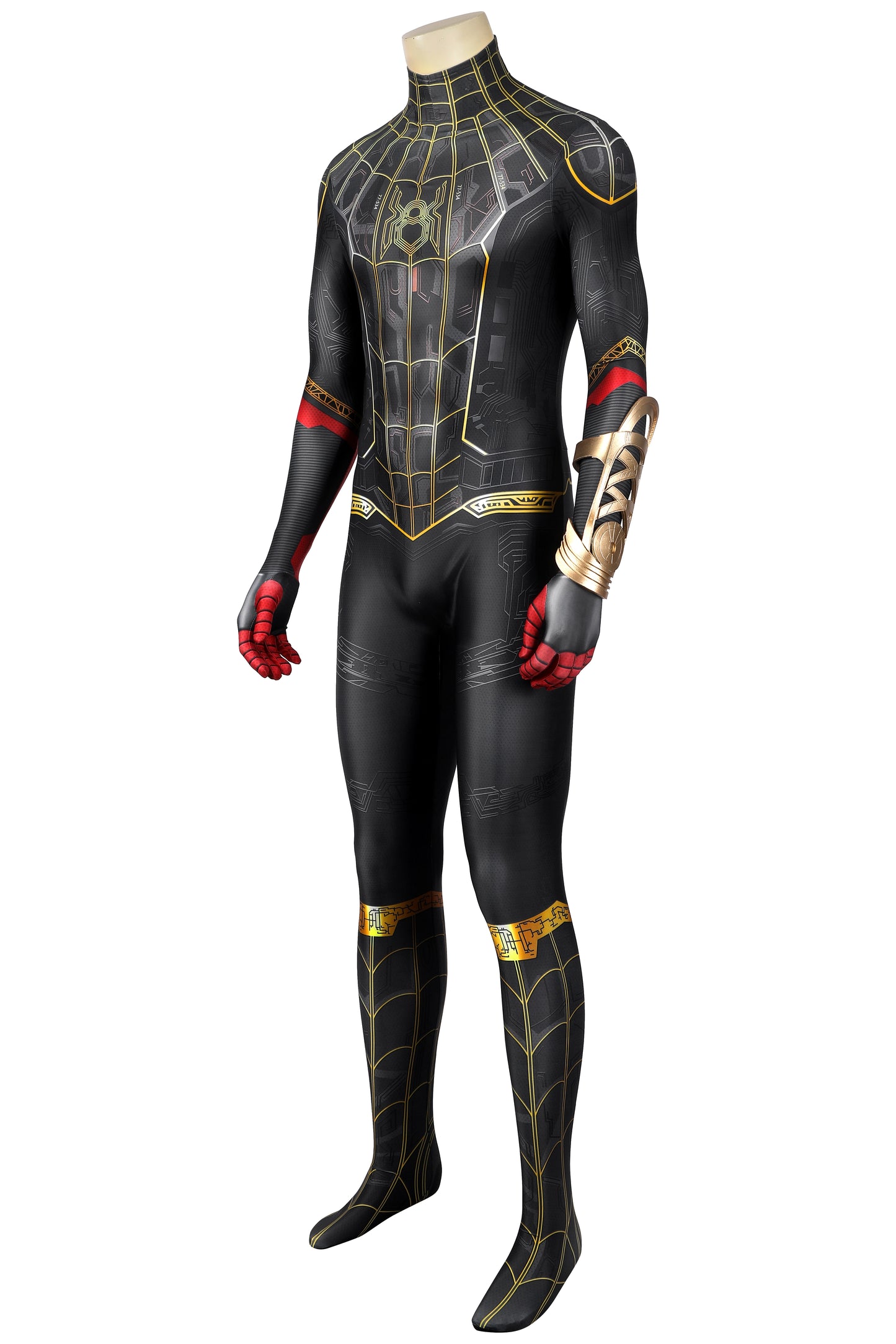 Spider-Man 3 Black Red & Gold Suit Cosplay Costume | Marvel Outfit