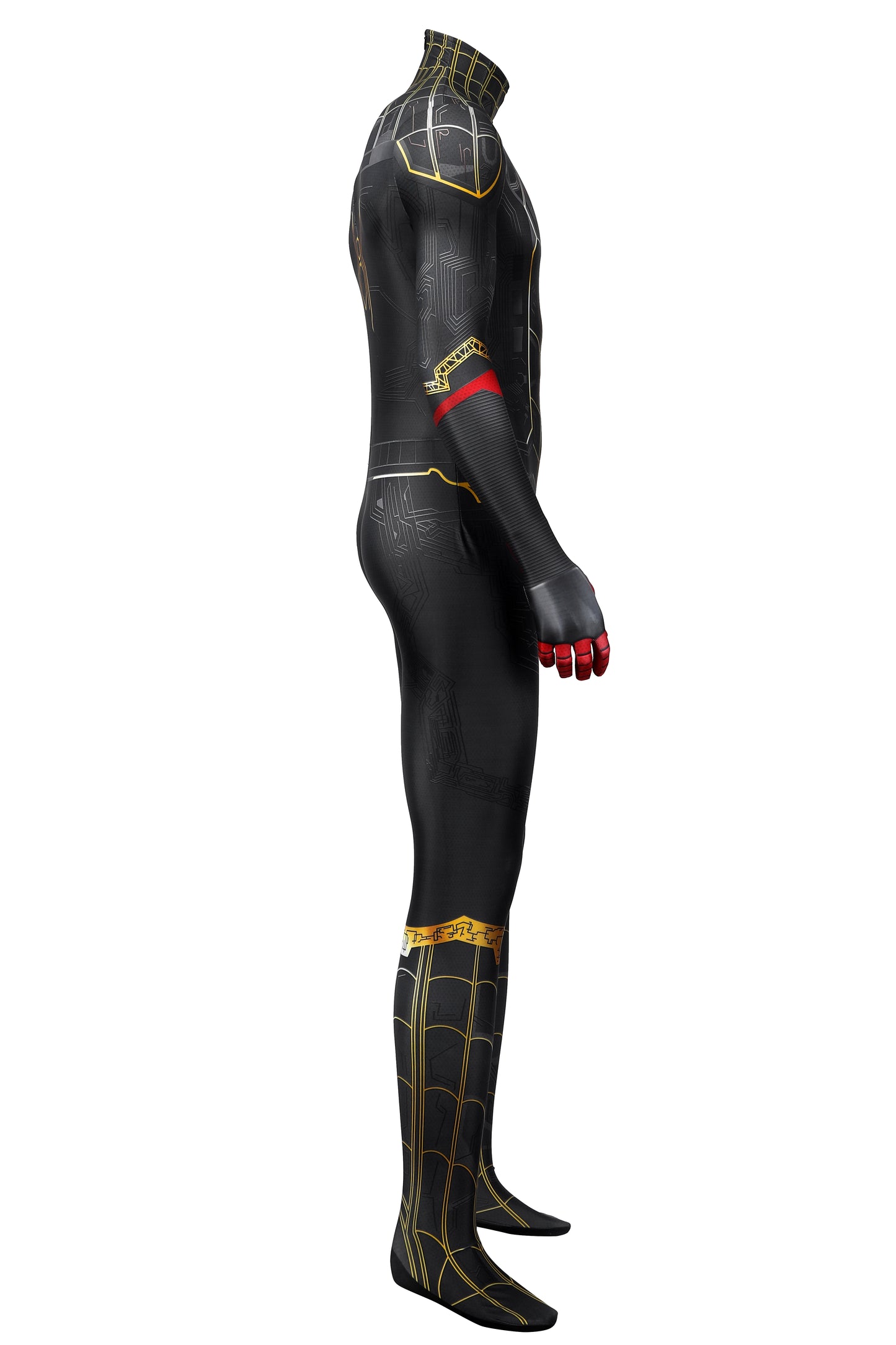 Spider-Man 3 Black Red & Gold Suit Cosplay Costume | Marvel Outfit