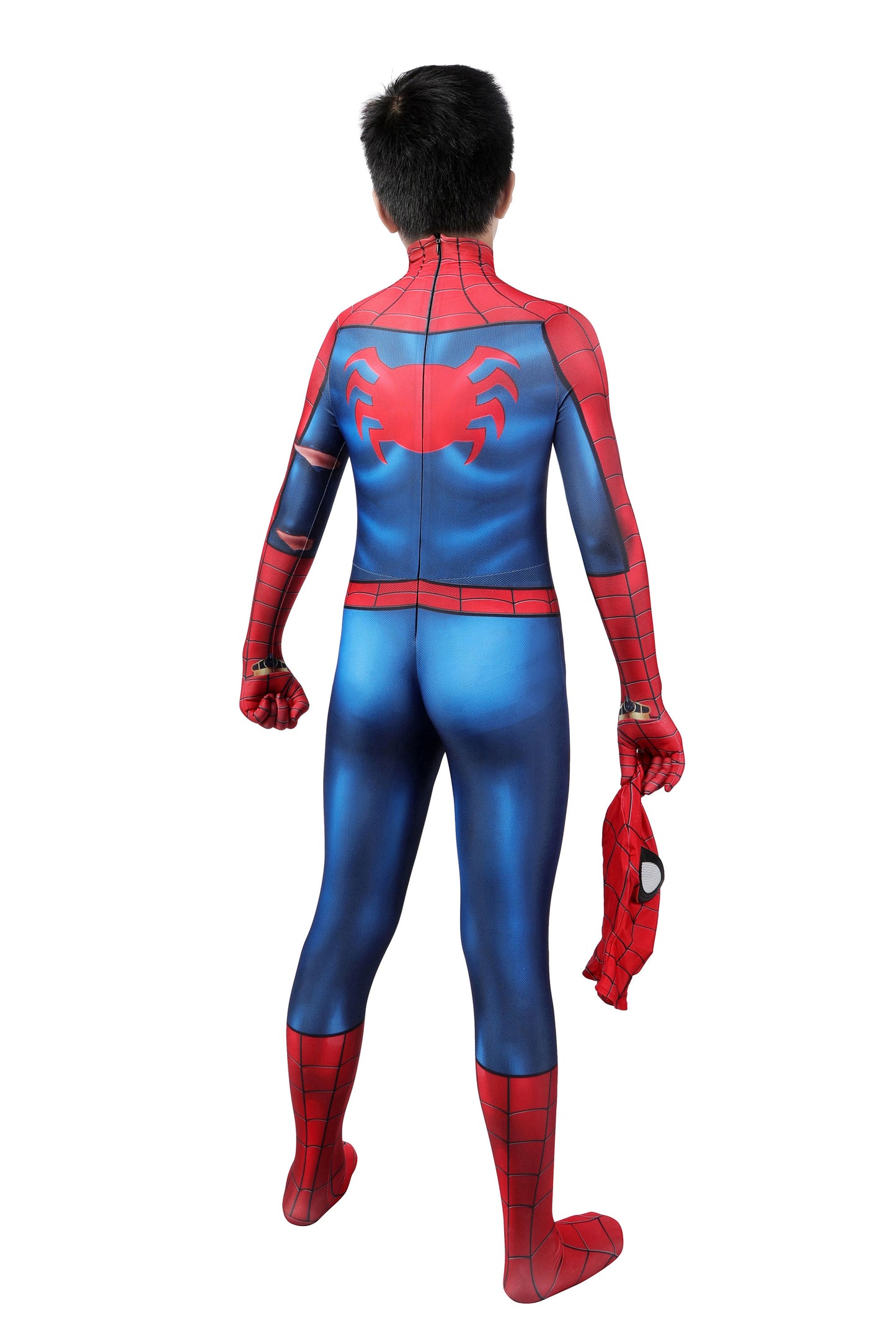 Kids Spider-Man PS5 Classic Damaged Cosplay Costume | Marvel Outfit