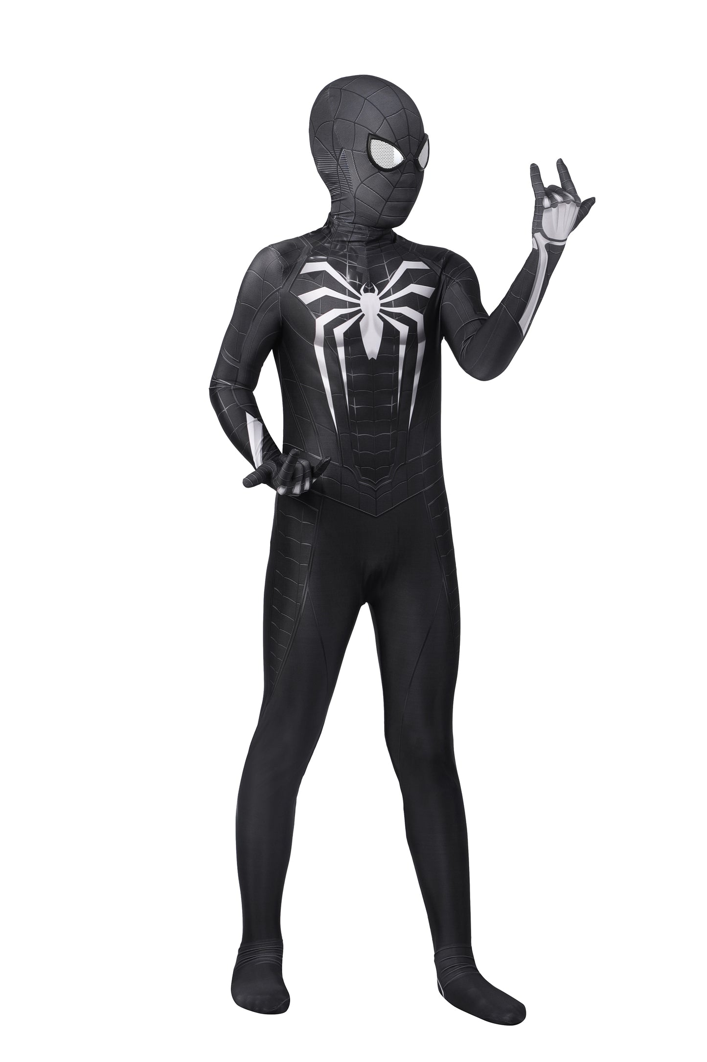 Kids Spider-Man Symbiote Black Suit Cosplay Costume | Marvel Outfit