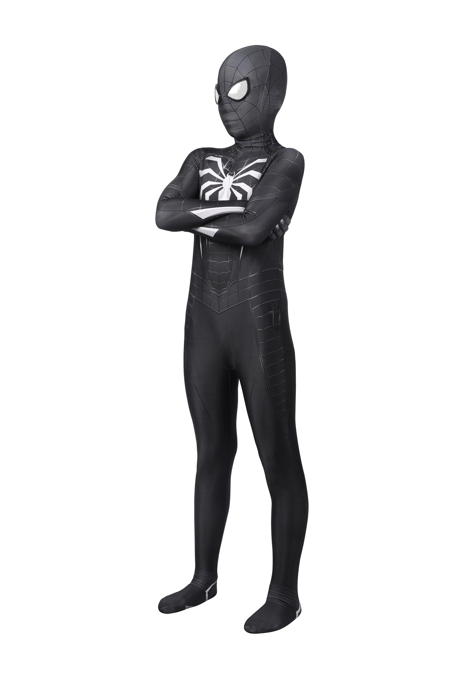 Kids Spider-Man Symbiote Black Suit Cosplay Costume | Marvel Outfit