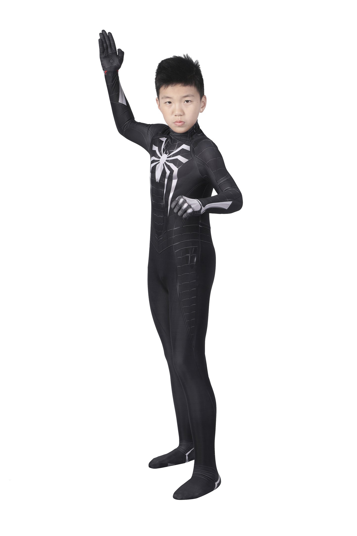 Kids Spider-Man Symbiote Black Suit Cosplay Costume | Marvel Outfit