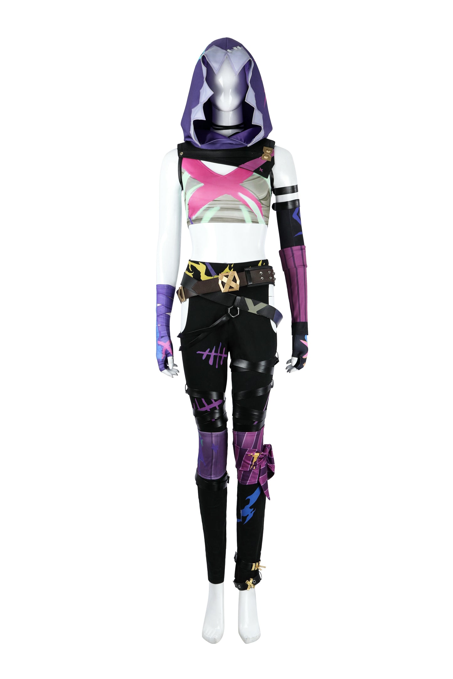 Arcane League of Legends Jinx Cosplay Costume | Gaming Outfit