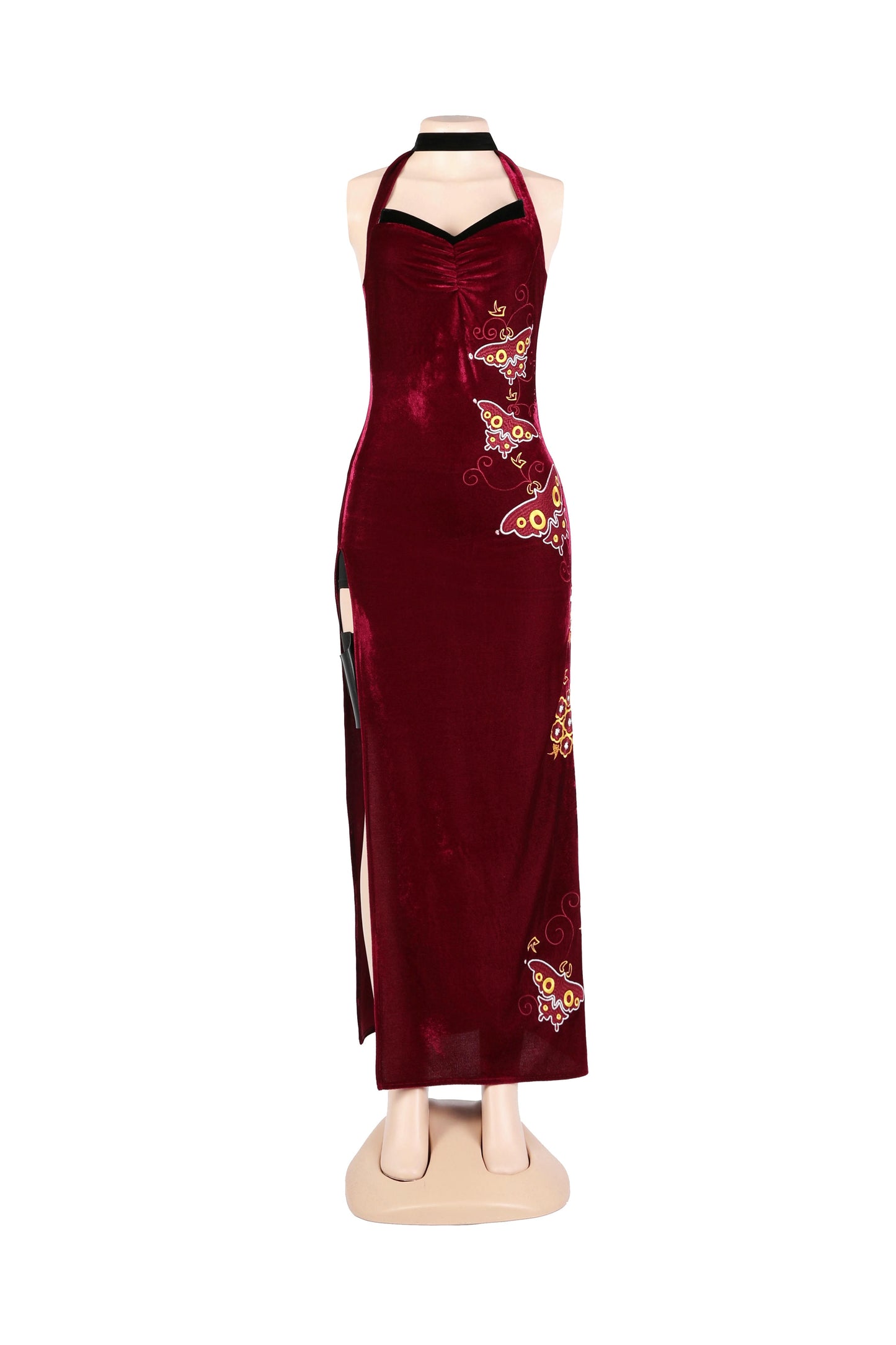 Resident Evil 4 Remake Ada Wong Cheongsam V2 Cosplay Costume | Gaming Outfit