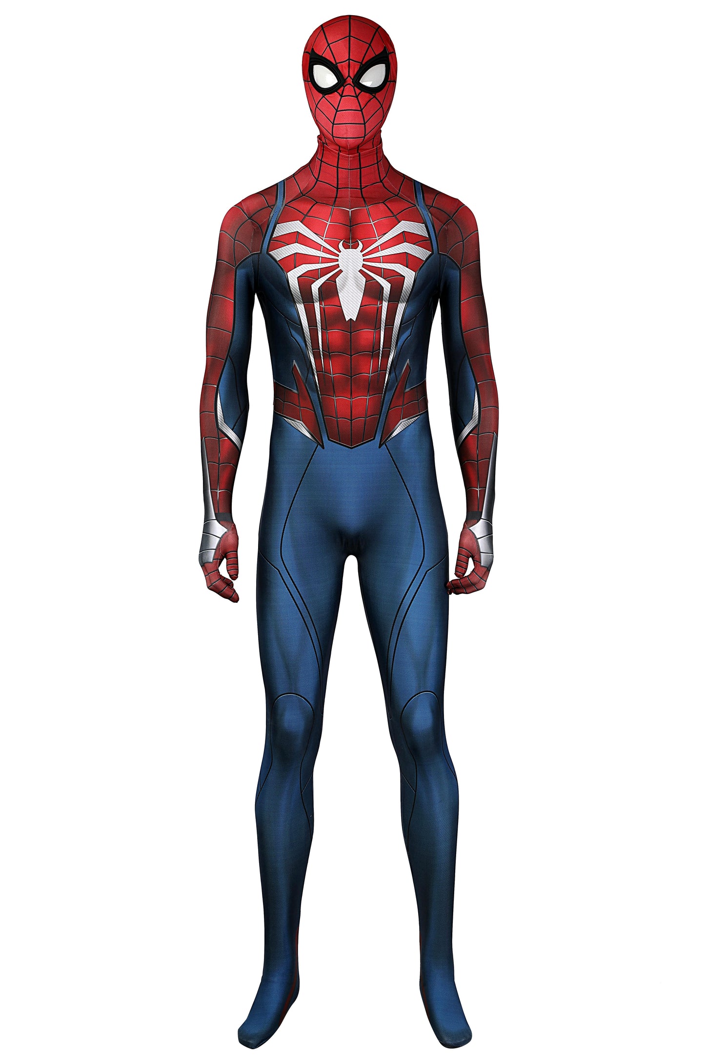 Marvel Spiderman PS5 Advance Suit 2 Complete Cosplay Costume Outfit