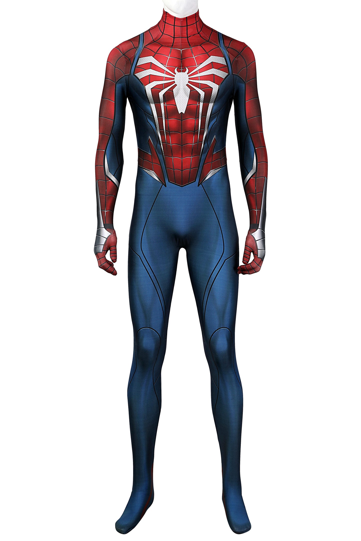 Marvel Spiderman PS5 Advance Suit 2 Complete Cosplay Costume Outfit