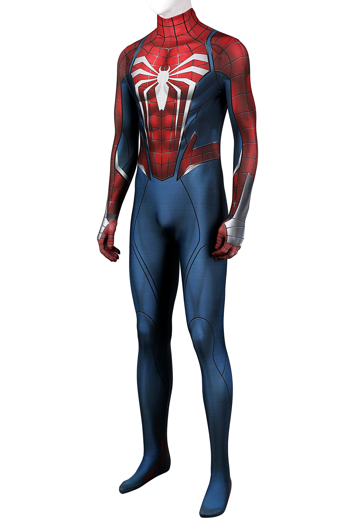 Marvel Spiderman PS5 Advance Suit 2 Complete Cosplay Costume Outfit