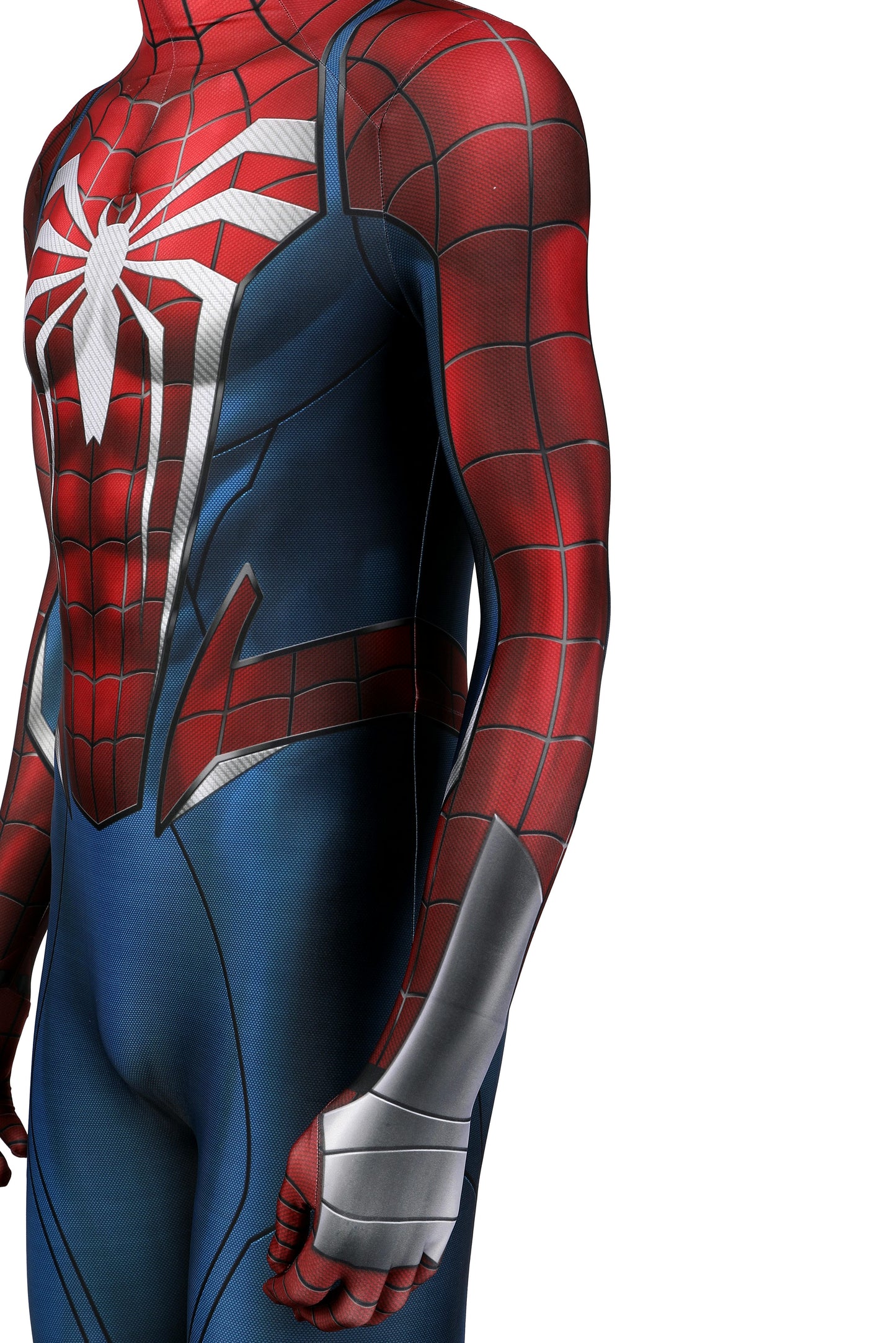 Spider-Man PS5 Advanced Suit 2 Cosplay Costume | Marvel Outfit