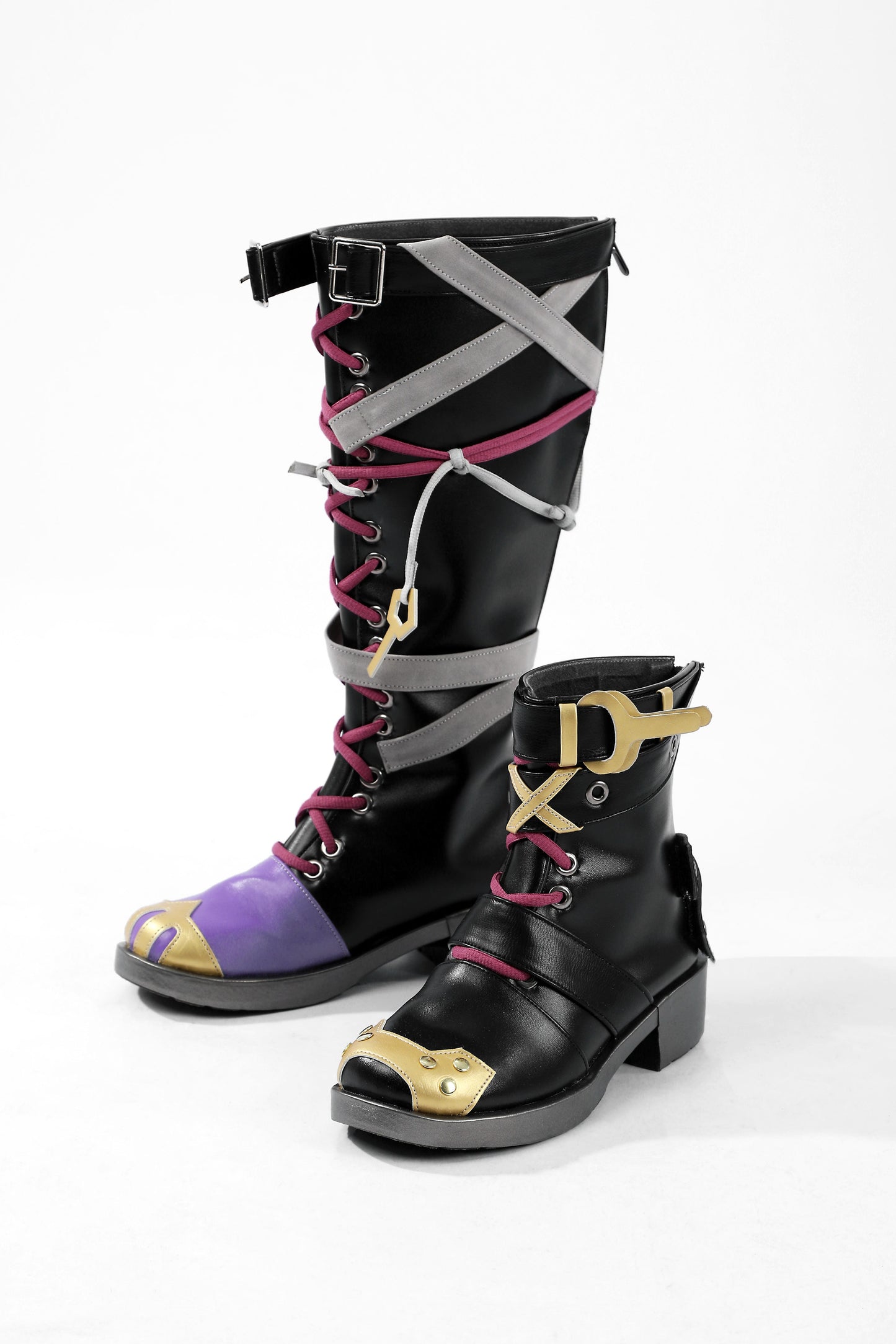 Arcane League of Legends Season 2 Jinx Custom Cosplay Shoes | Anime Footwear