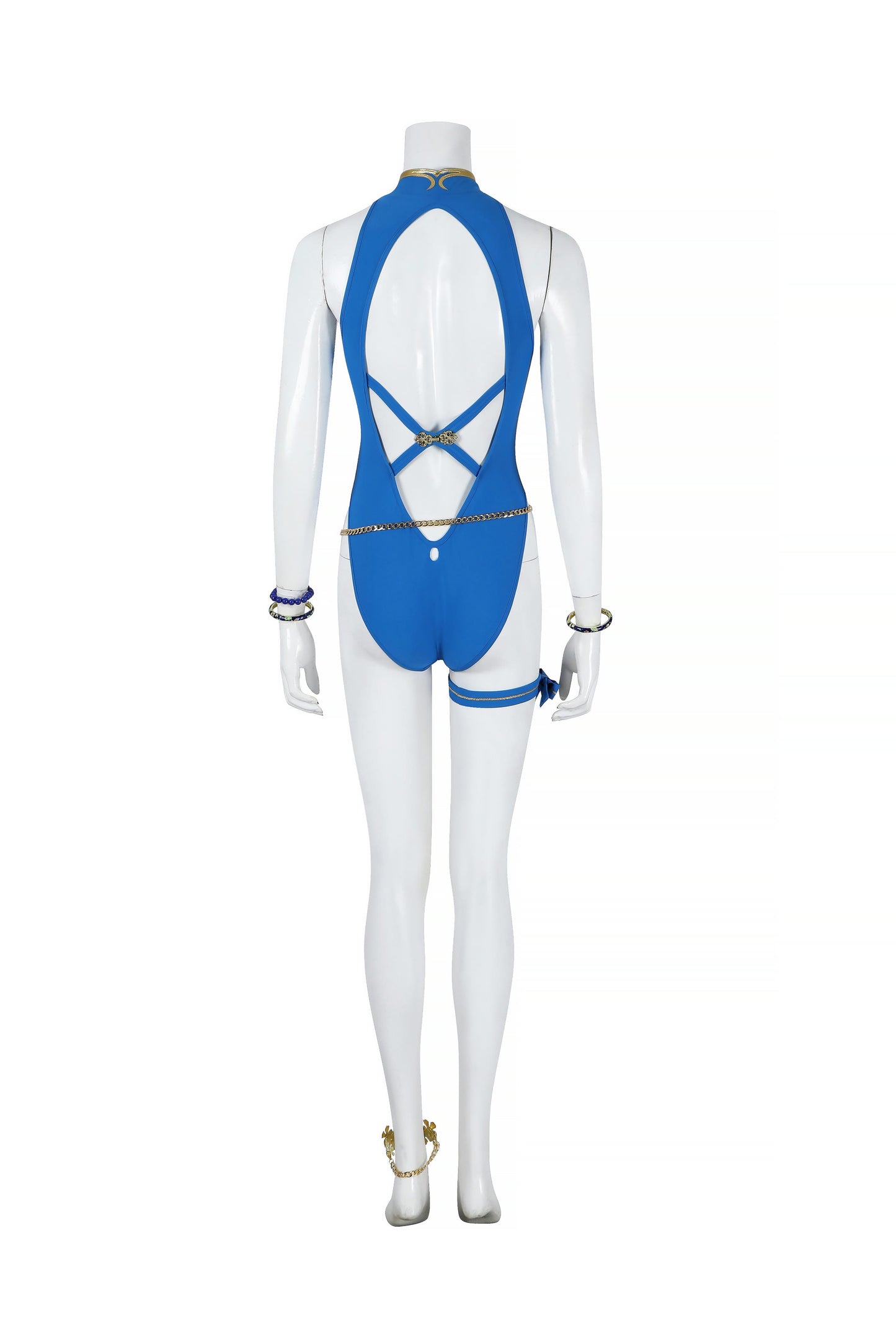 Street Fighter 6 Chun-Li Swimsuit Cosplay Costume | Game Outfit