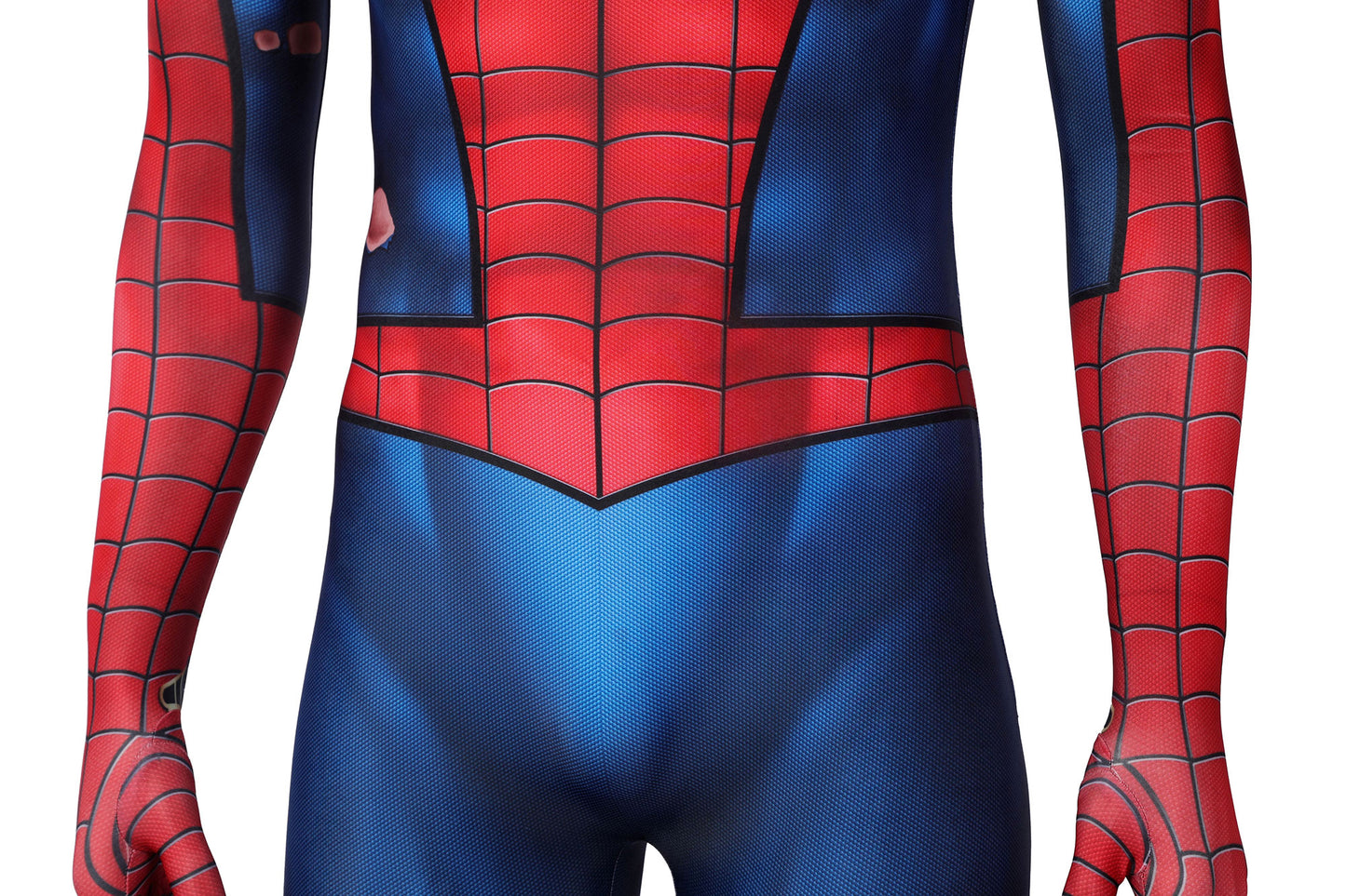 Spider-Man PS5 Classic Suit Damaged Cosplay Costume | Marvel Outfit