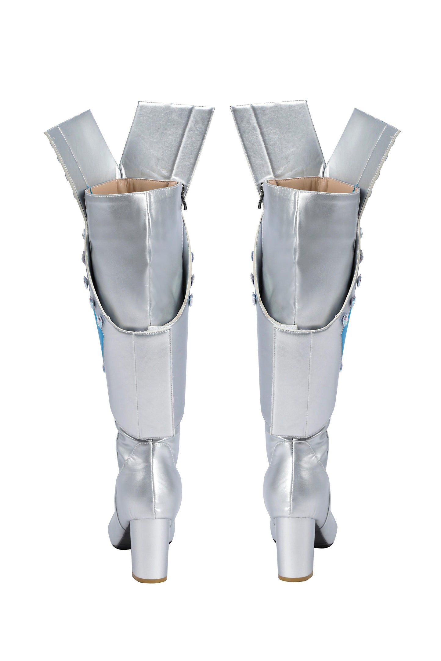 Chaussures de cosplay personnalisées Marvel Rivals Reine Blanche Emma Frost | Chaussures de jeu