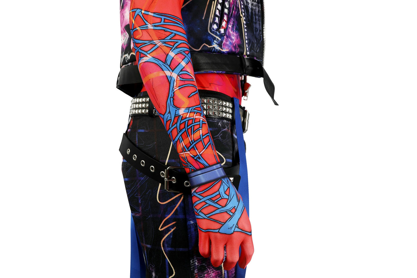 Spider-Man Spider-Punk Hobart Brown Cosplay Costume | Marvel Outfit