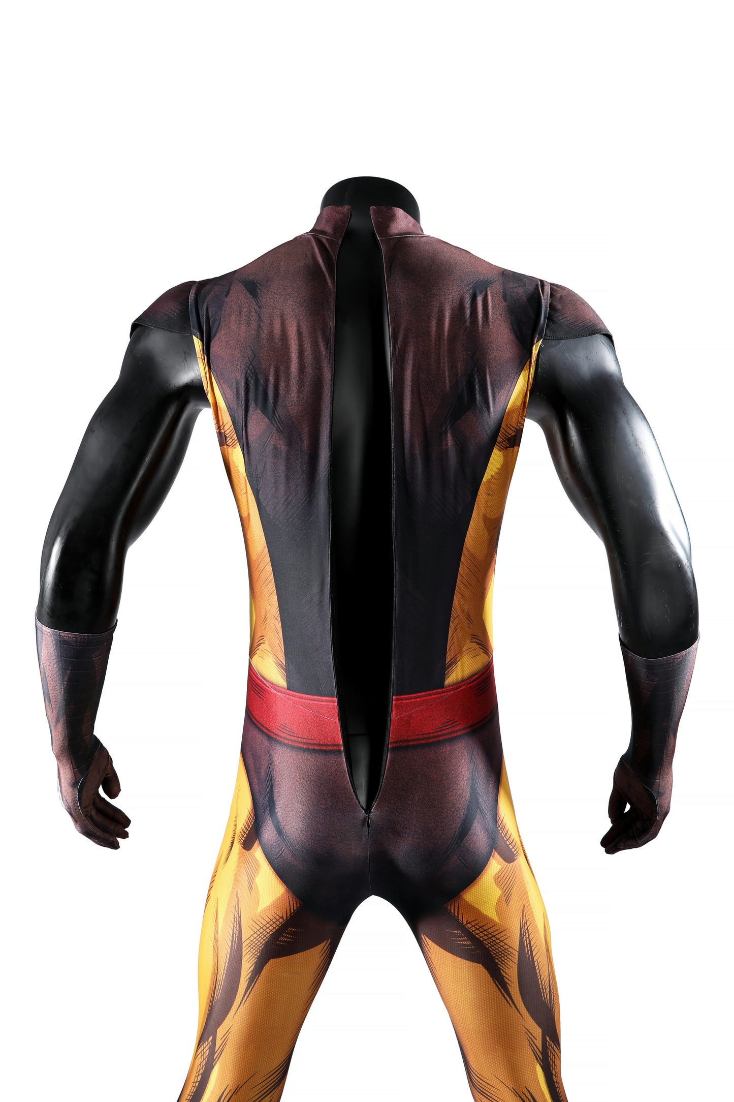 Costume de cosplay Wolverine marron des X-Men | Tenue d'anime 