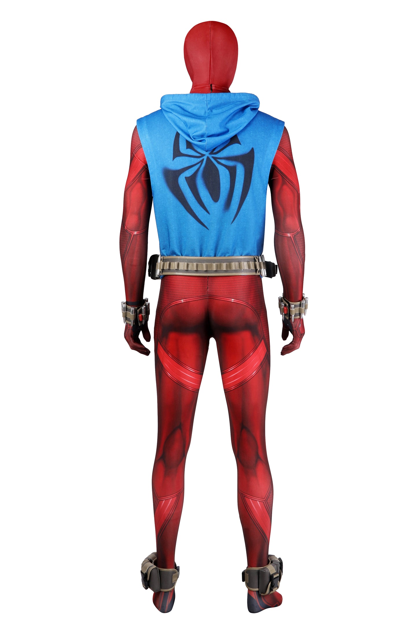 Marvel Spider-Verse Scarlet Spider Complete Cosplay Costume Outfit