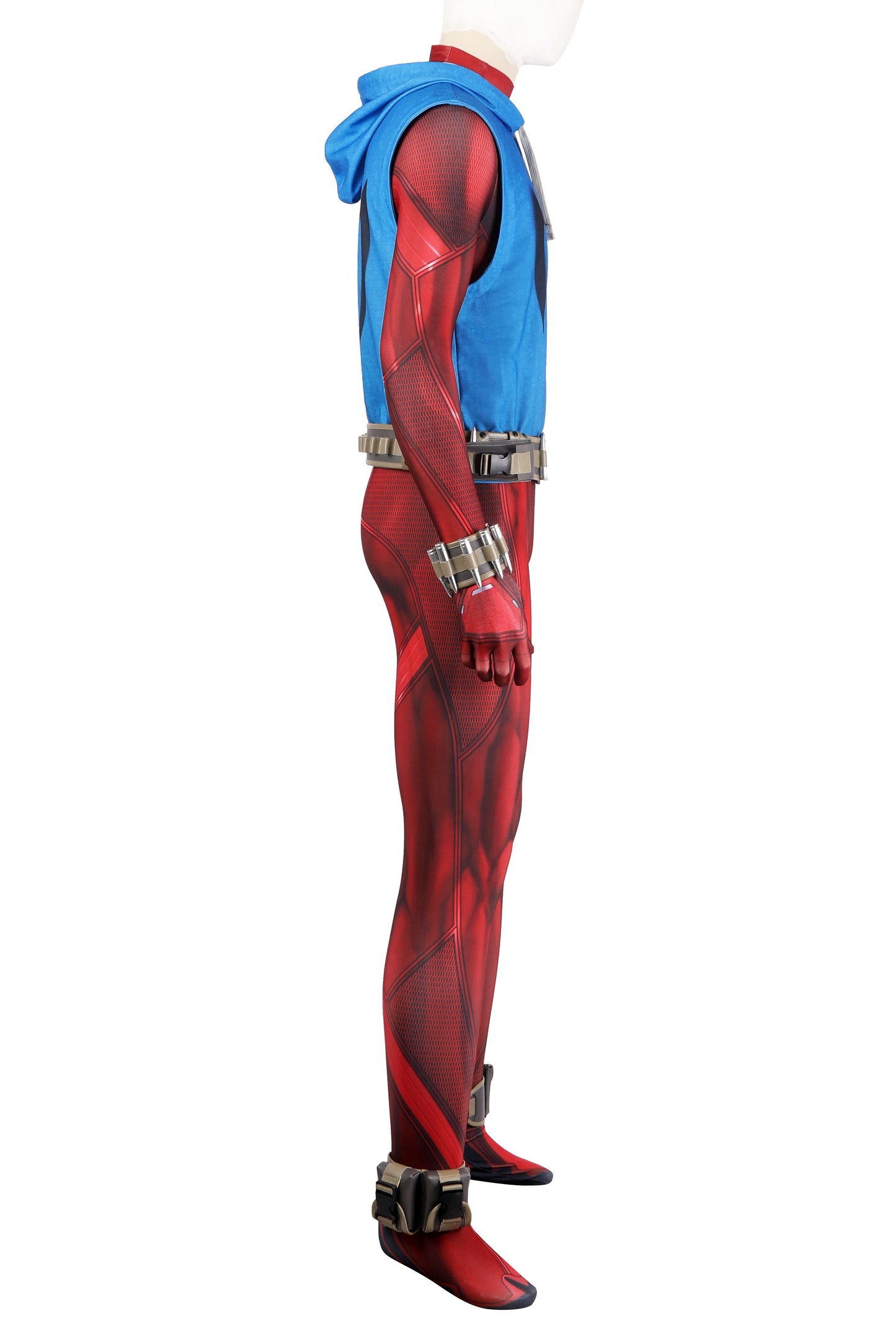 Marvel Spider-Verse Scarlet Spider Complete Cosplay Costume Outfit