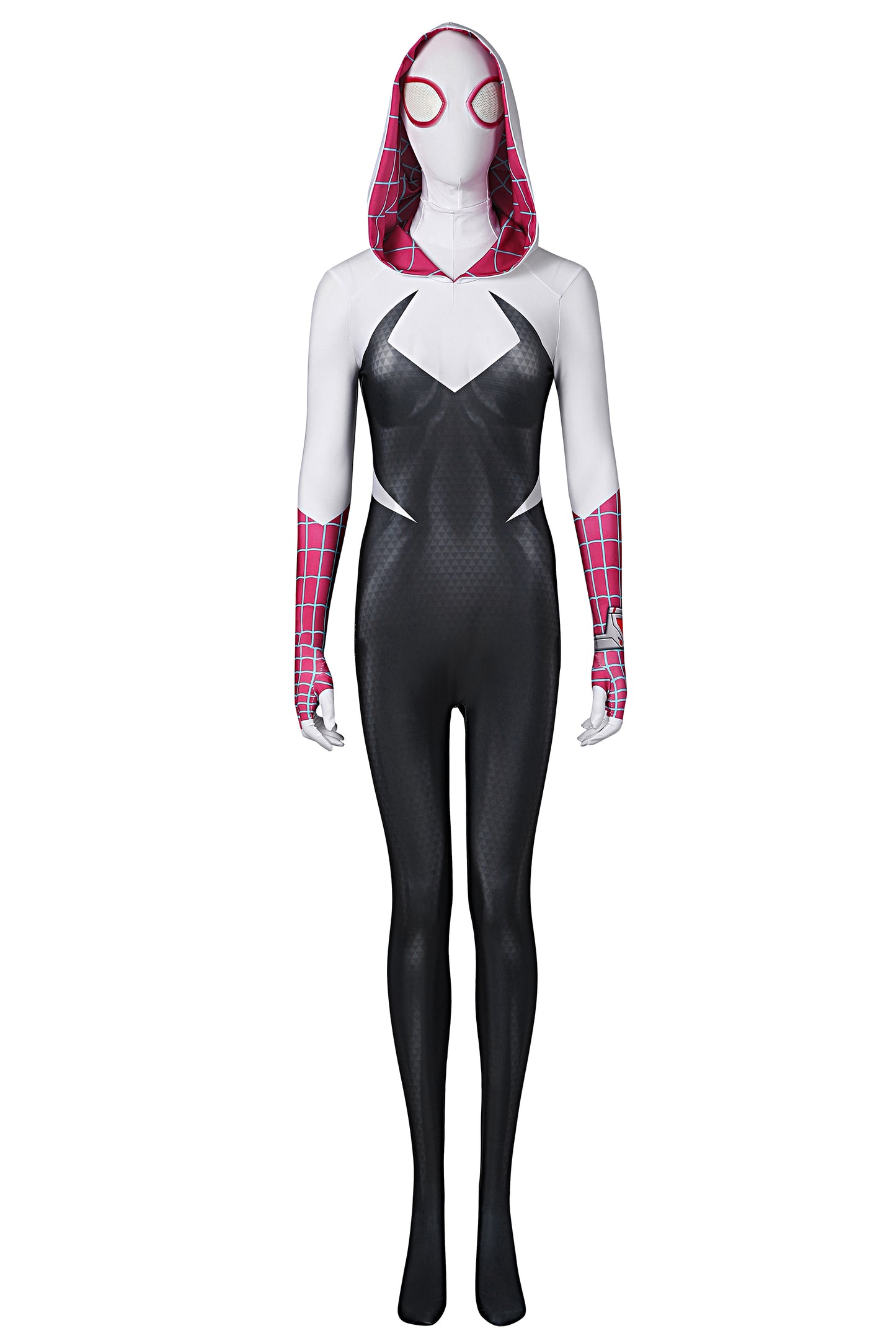 Marvel Spiderman Spiderverse Gwen Complete Cosplay Costume Outfit