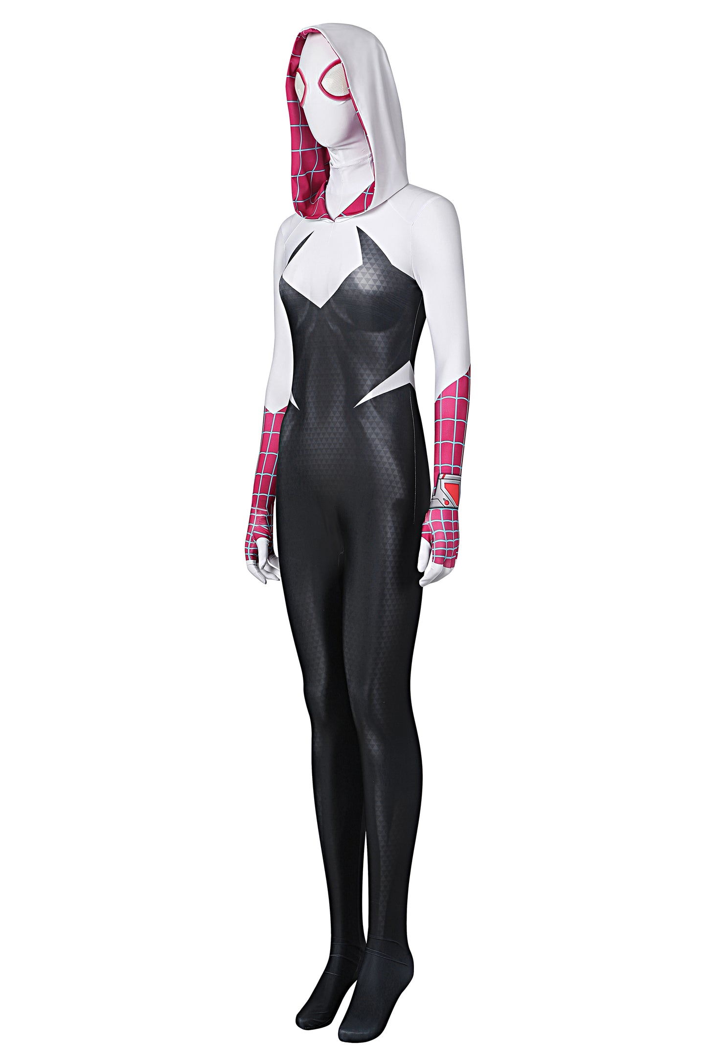 Marvel Spiderman Spiderverse Gwen Complete Cosplay Costume Outfit