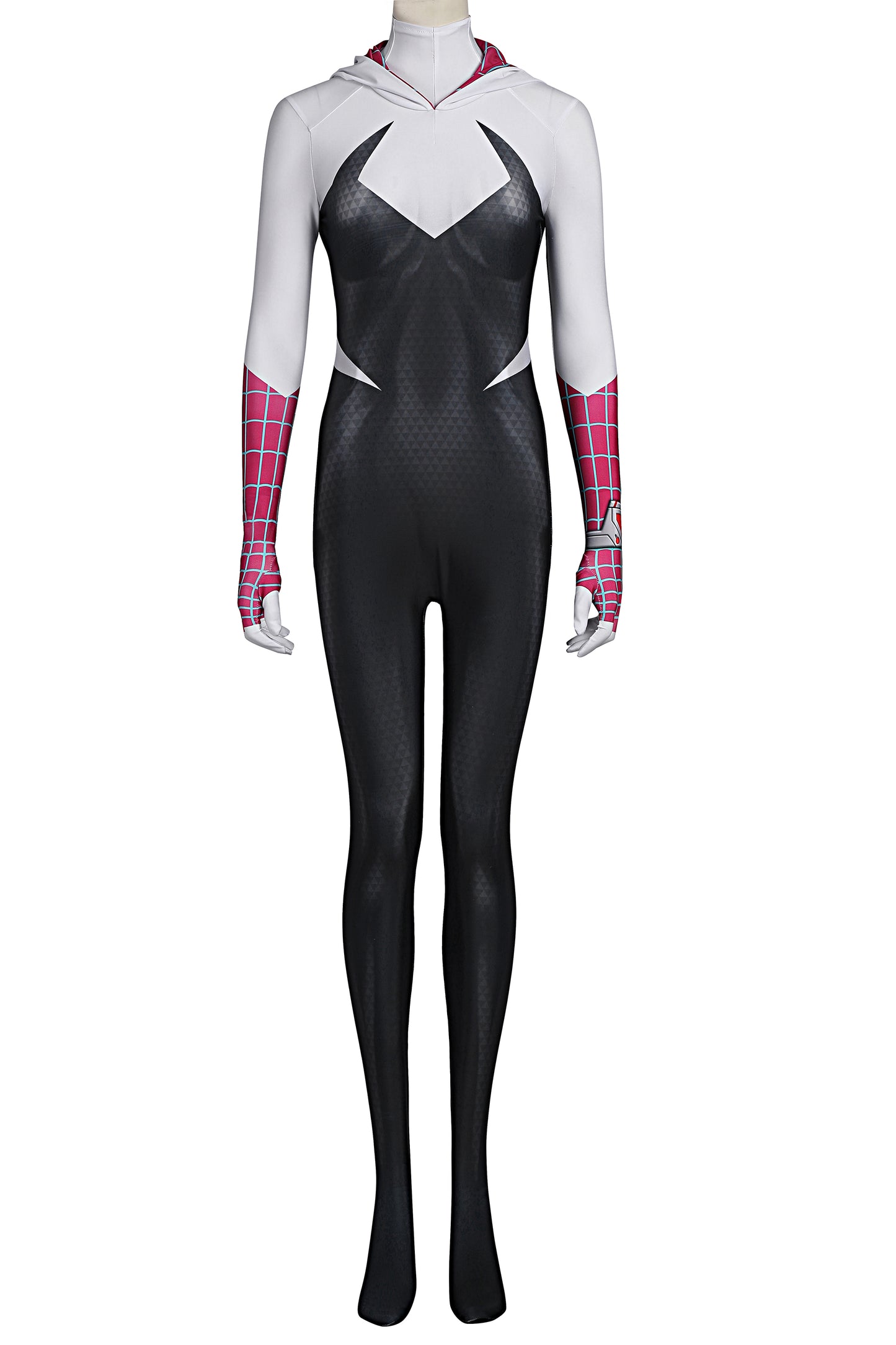 Marvel Spiderman Spiderverse Gwen Complete Cosplay Costume Outfit