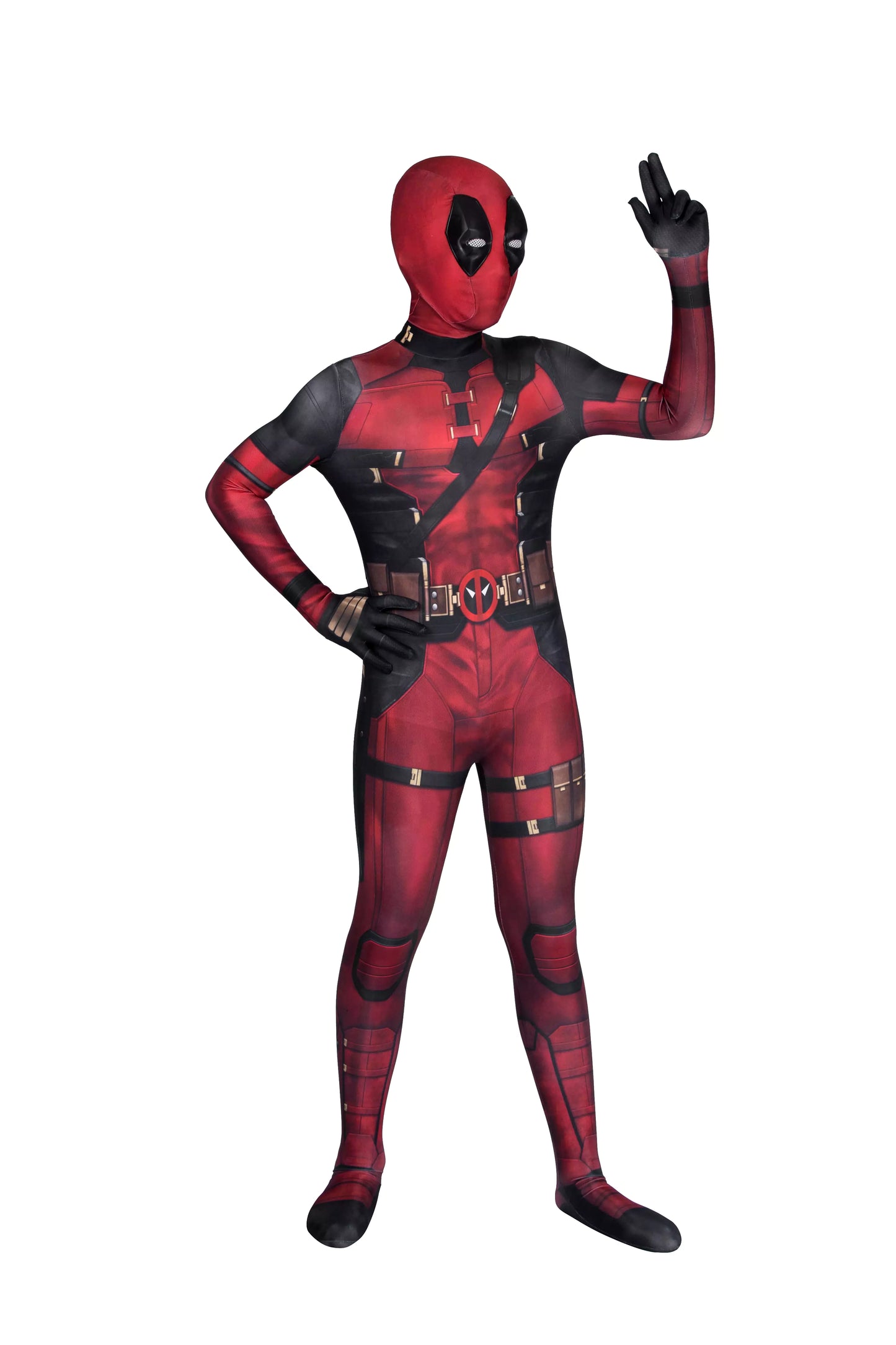 Marvel Children Deadpool 3 Complete Cosplay Costume Outfit