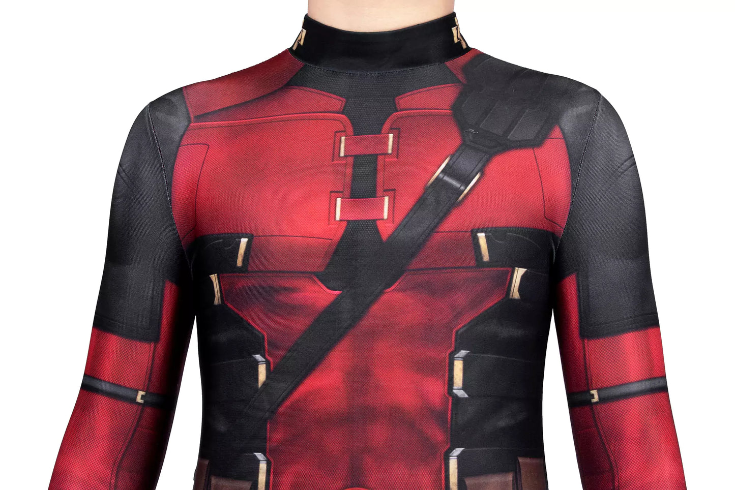 Marvel Children Deadpool 3 Complete Cosplay Costume Outfit