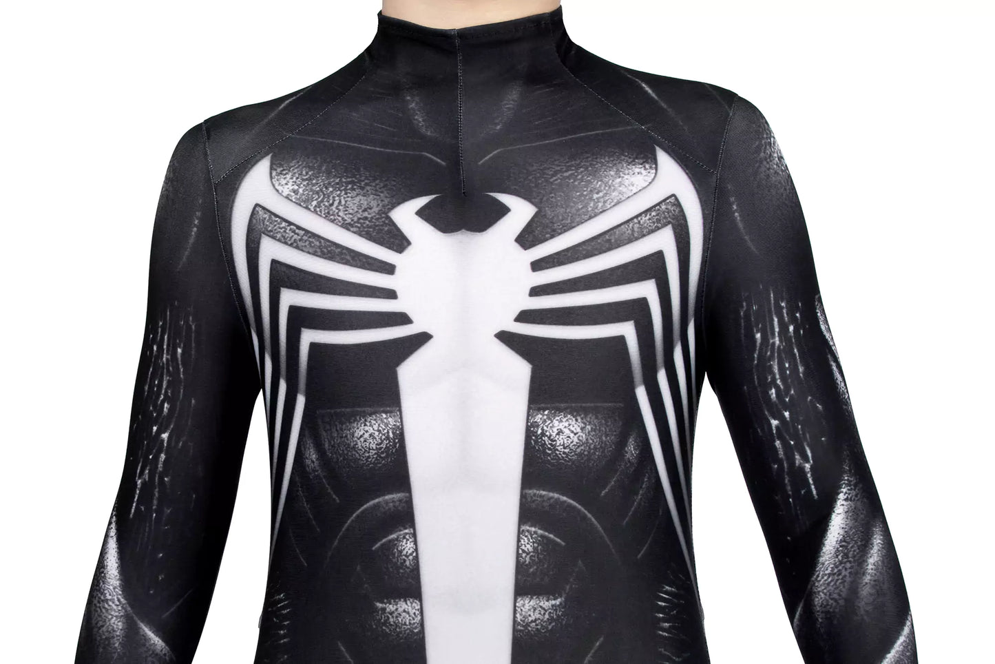 Marvel Children Spiderman Venom 2 Complete Cosplay Costume Outfit