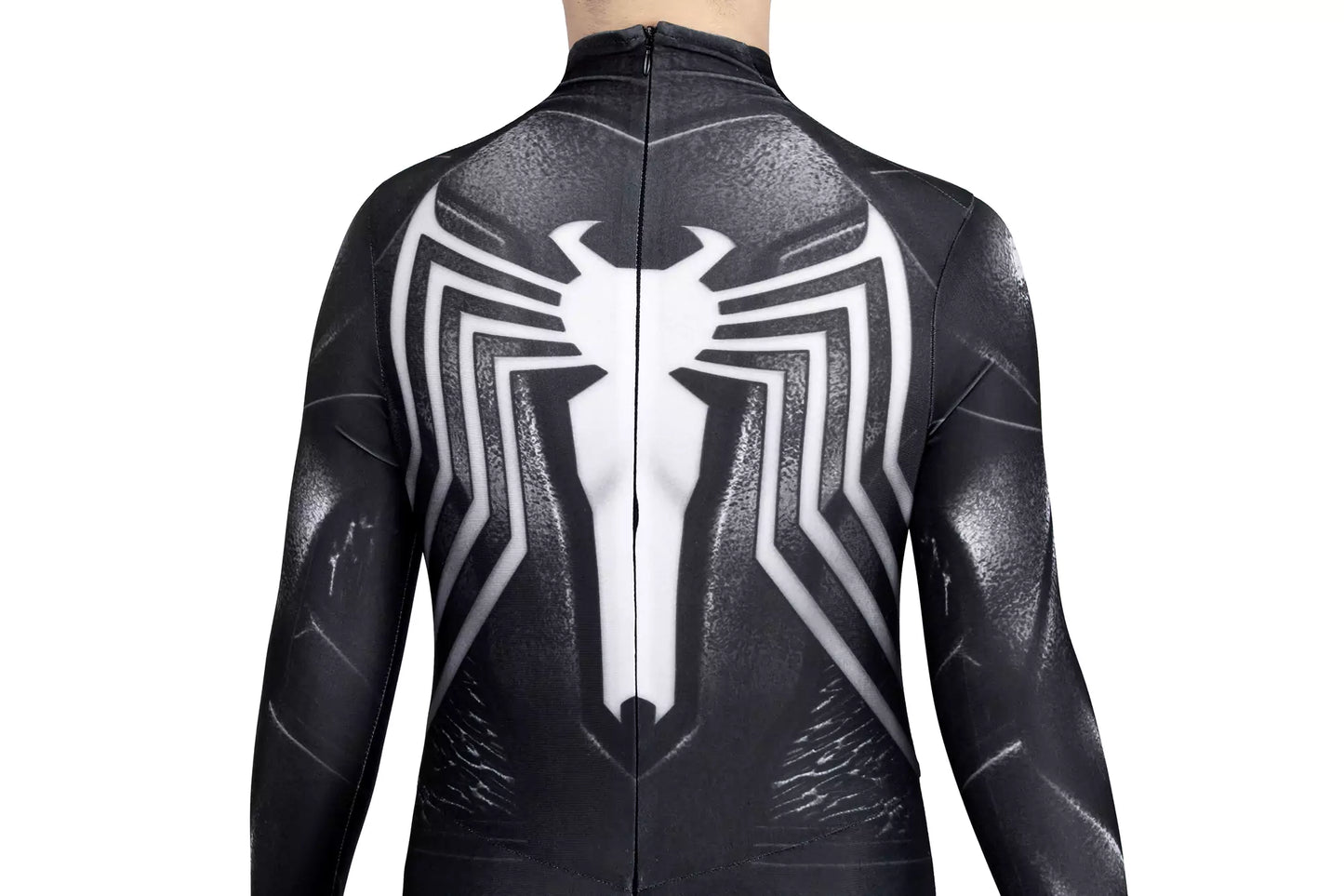 Marvel Children Spiderman Venom 2 Complete Cosplay Costume Outfit