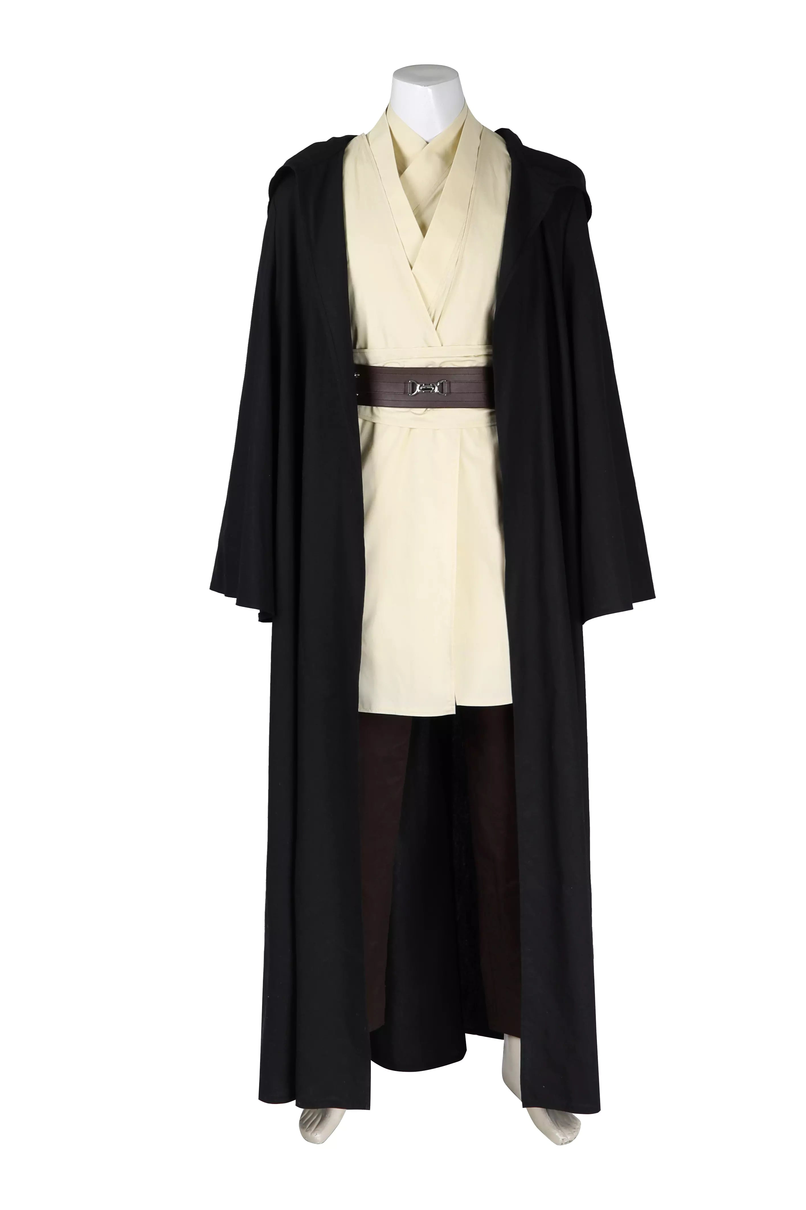 Star Wars 1 Qui-Gon Jinn Complete Custom Cosplay Costume Outfit