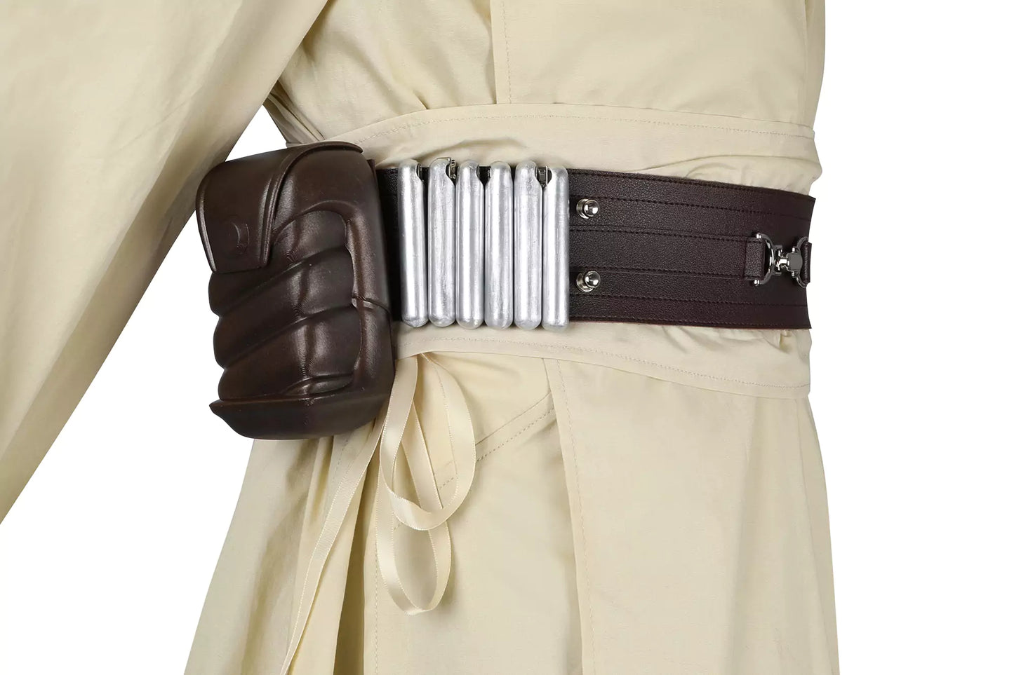 Star Wars 1 Qui-Gon Jinn Complete Custom Cosplay Costume Outfit