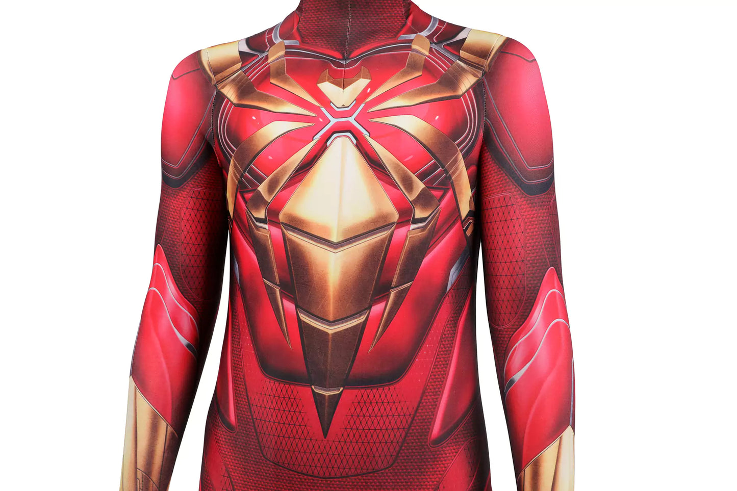 Marvel Children Spiderman Iron Spider Complete Cosplay Costume Outfit