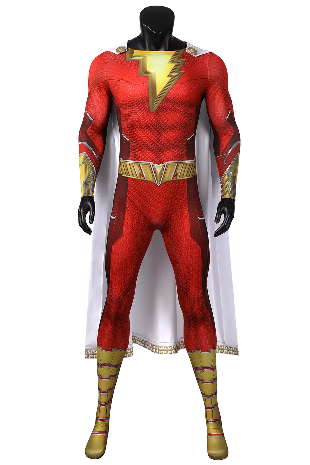 DC Shazam Captain Marvel Complete Cosplay Costume Outfit