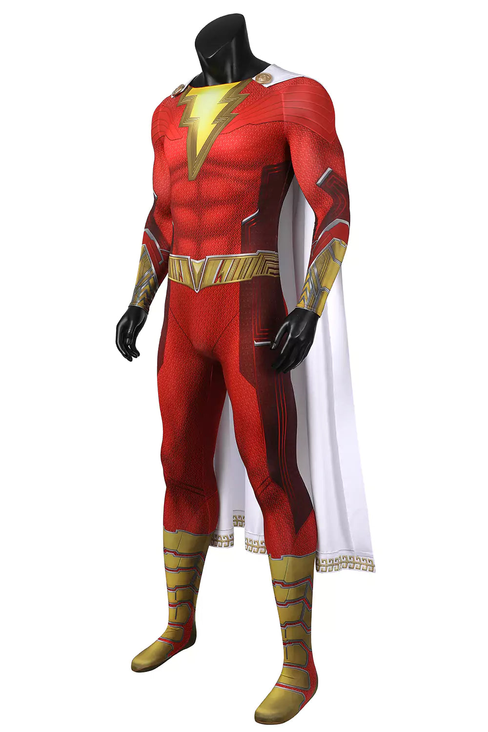 DC Shazam Captain Marvel Complete Cosplay Costume Outfit