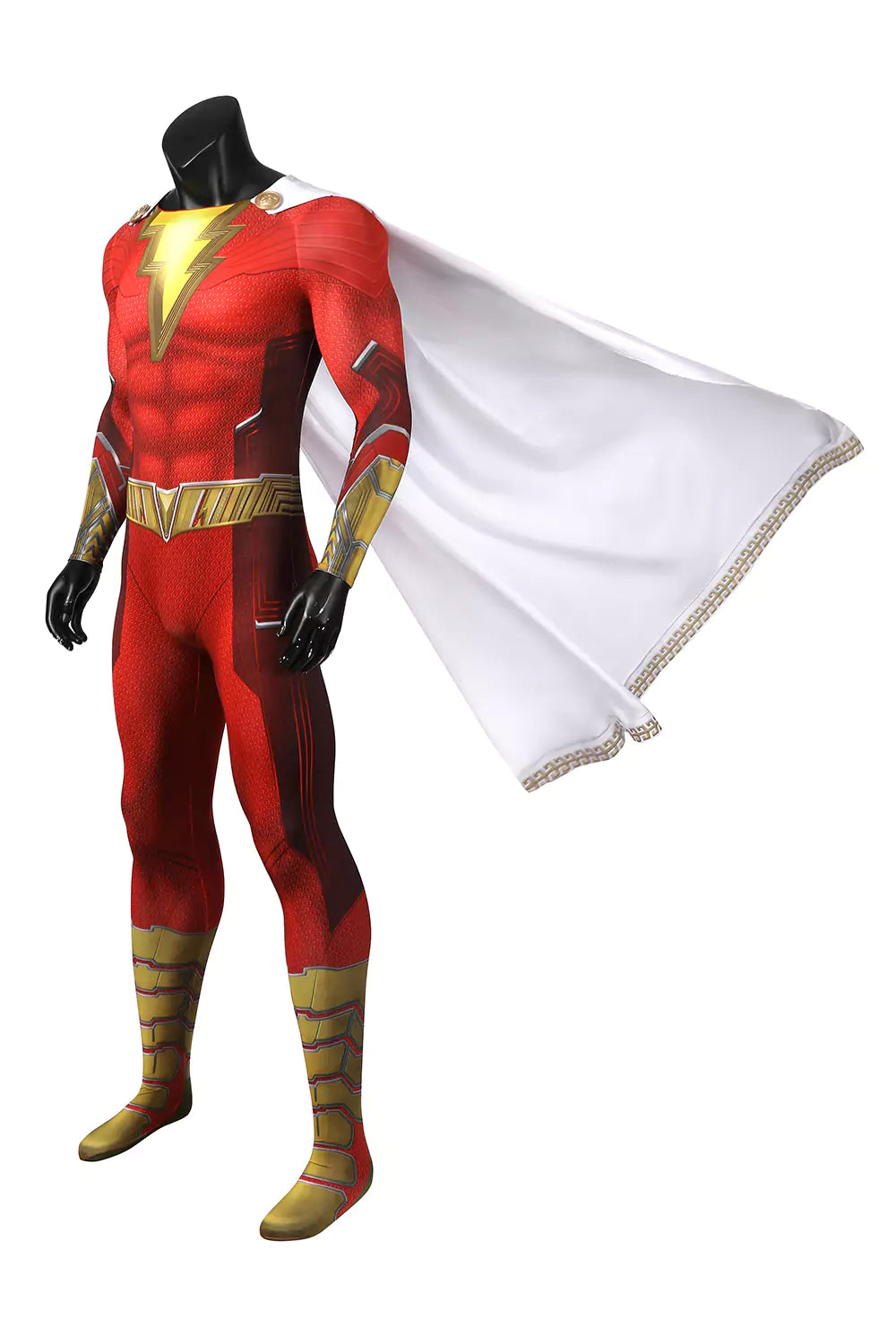 DC Shazam Captain Marvel Complete Cosplay Costume Outfit