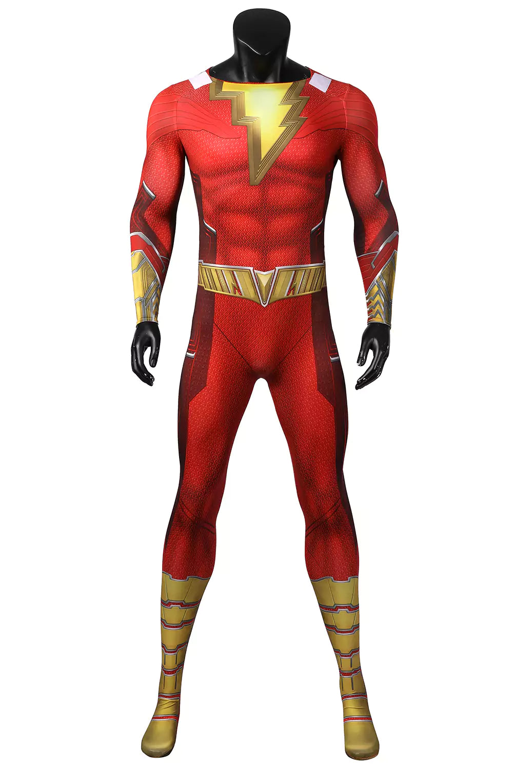 DC Shazam Captain Marvel Complete Cosplay Costume Outfit