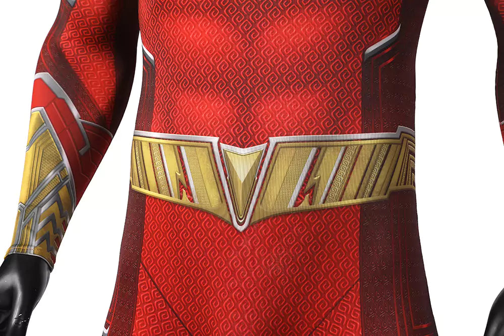 DC Shazam Captain Marvel Complete Cosplay Costume Outfit