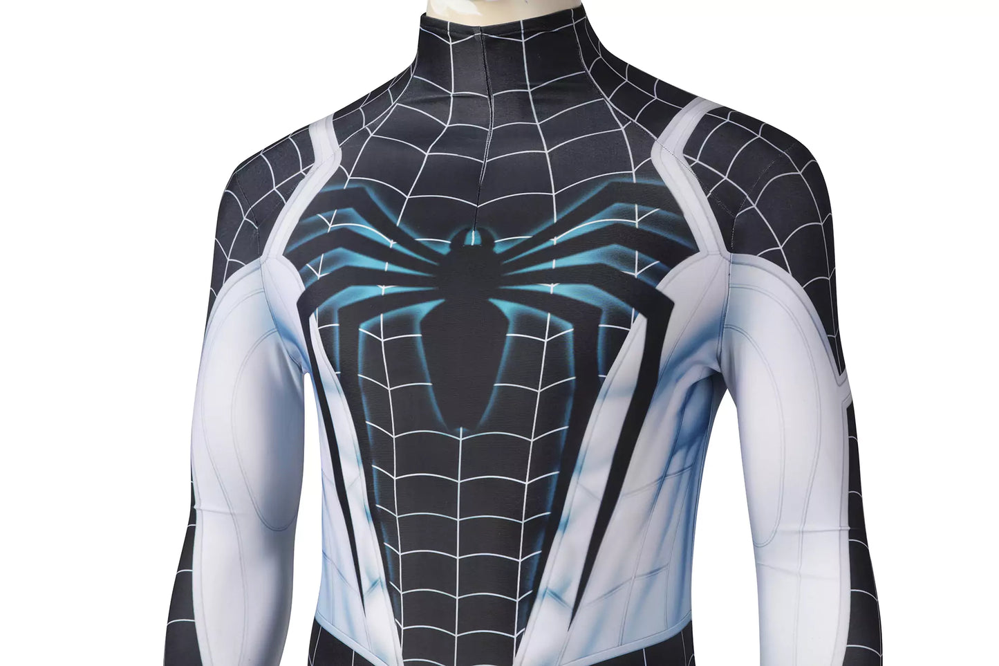 Marvel Spiderman PS5 Negative Suit Complete Cosplay Costume Outfit