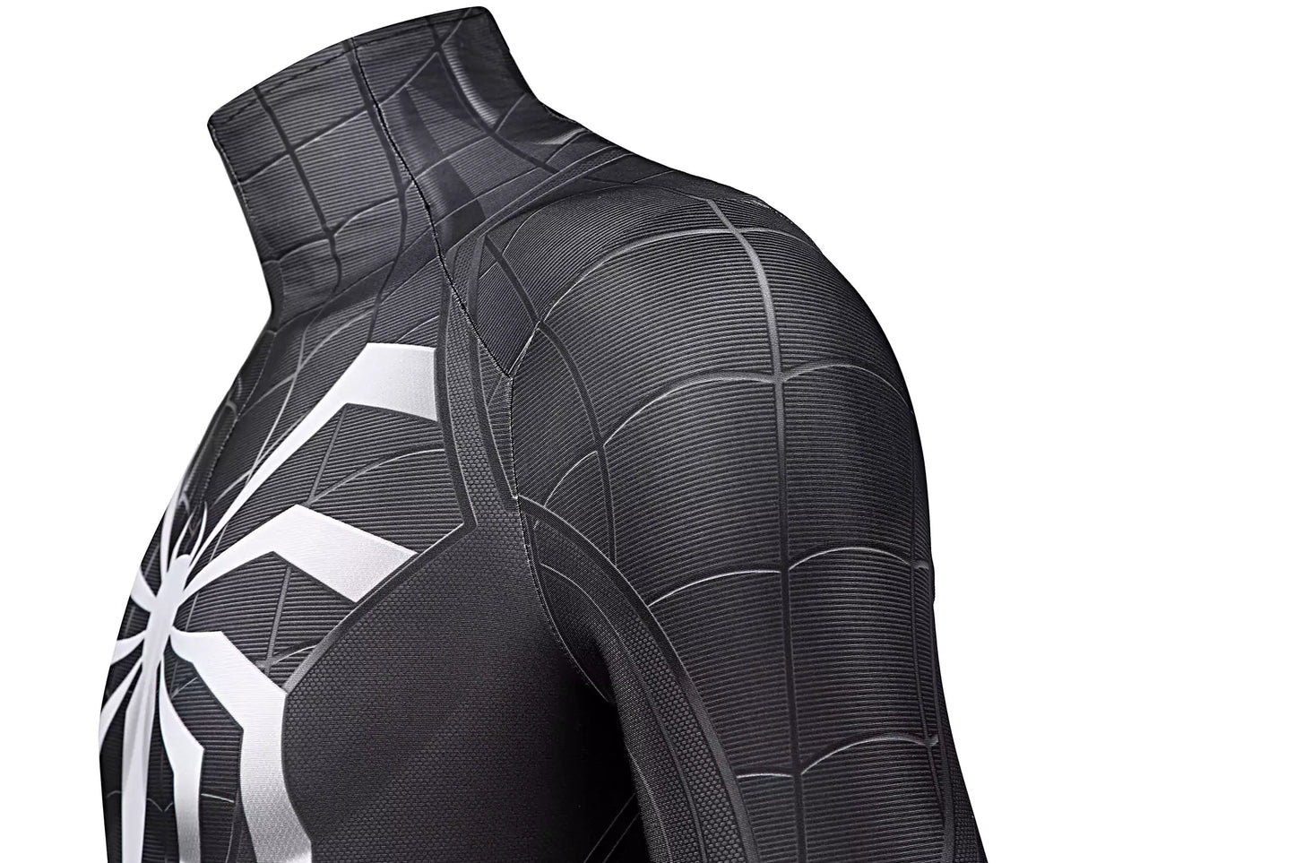 Marvel Spiderman Black Venom Complete Cosplay Costume Outfit