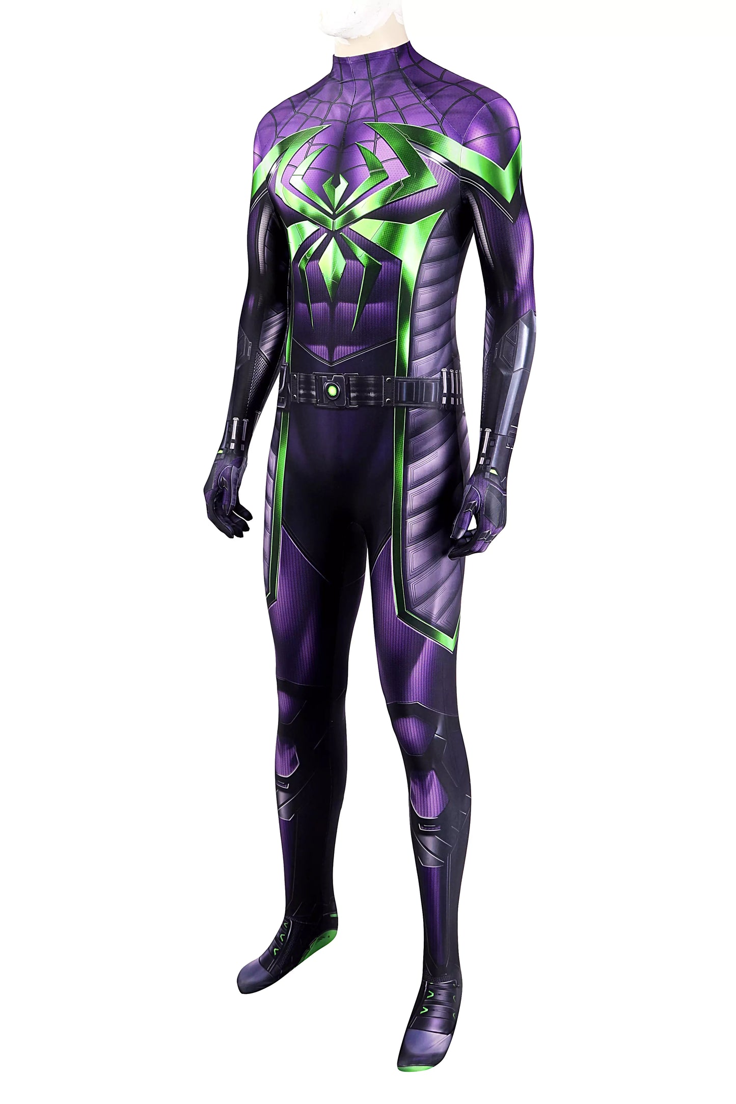 Marvel Spiderman Purple Reign Complete Cosplay Costume Outfit