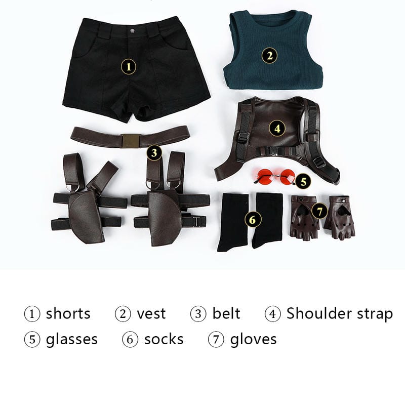 Tomb Raider Lara Croft Cosplay Costume | Game Outfit