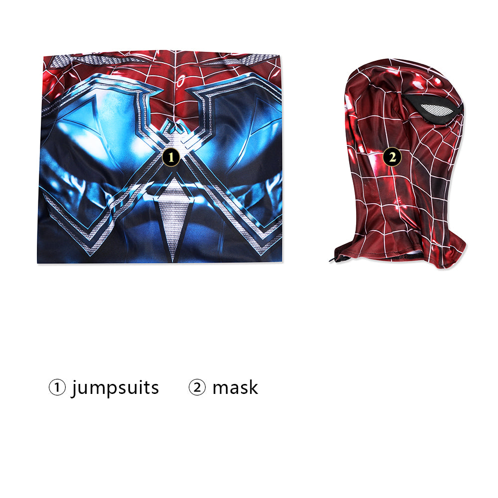 Marvel Spiderman Resilient Suit Complete Cosplay Costume Outfit