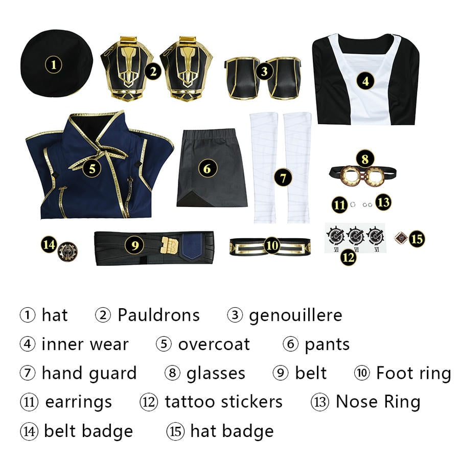 Arcane League of Legends VI Cosplay Costume | Gaming Outfit