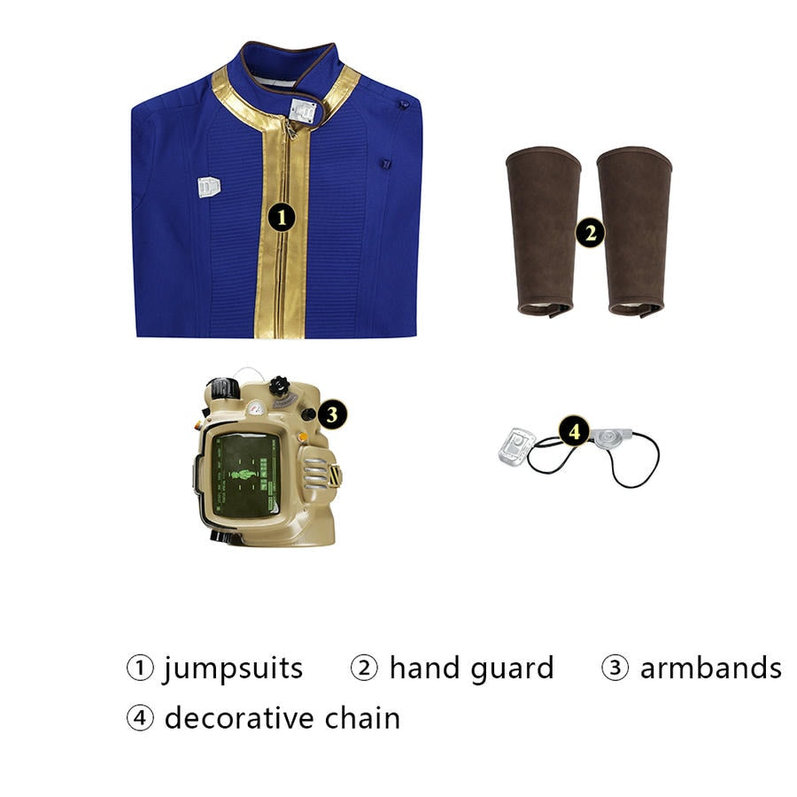 Fallout 4 Male No. 75 Sheltersuit Cosplay Costume | Gaming Outfit