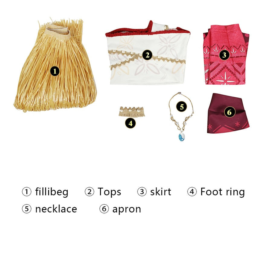 Disney Princess Moana 2 Cosplay Costume  | Movie Outfit
