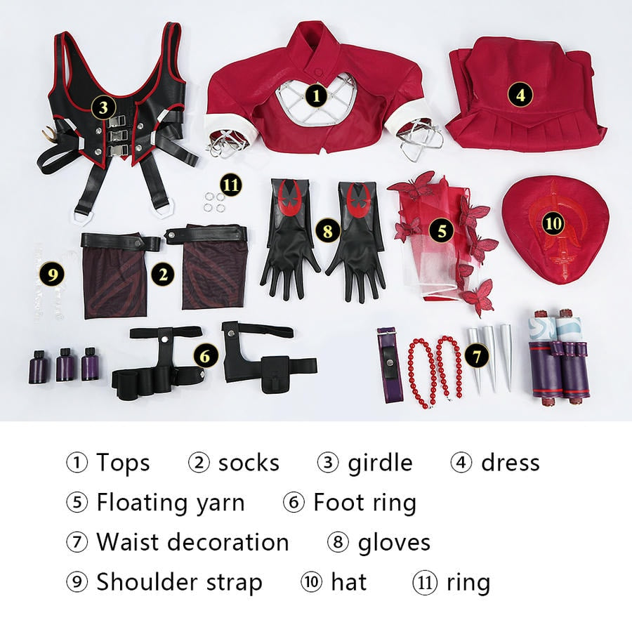 Marvel Rivals Psylocke Blood Kariudo Cosplay Costume | Gaming Outfit
